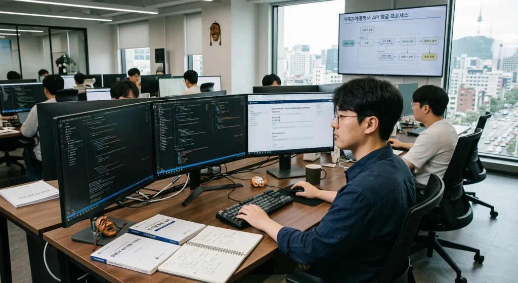 정부24 가족관계증명서 발급 API 개발